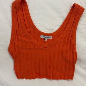 Cotton Citizen orange Cropped top